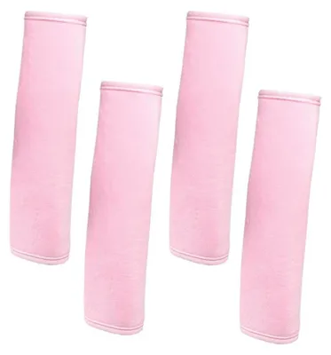 Productafbeelding van Gordelkussen Gordelbeschermer - Roze - 4 stuks - Voor autogordel