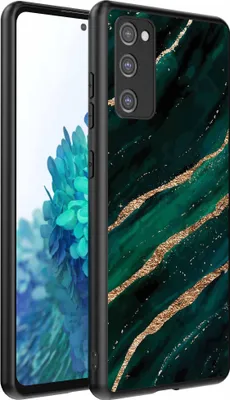 Obrázek produktu pro Vhodné pro Samsung Galaxy S20 FE Pouzdro na telefon s mramorovým potiskem - TPU zadní kryt pouzdro mramorový design - Green Gold - Smartphonica