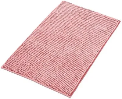 Obrázok produktu pre Uniqoos® Rosa – koberček do kúpeľne z mikrovlákna, 40 x 60 cm – mäkký, protišmykový