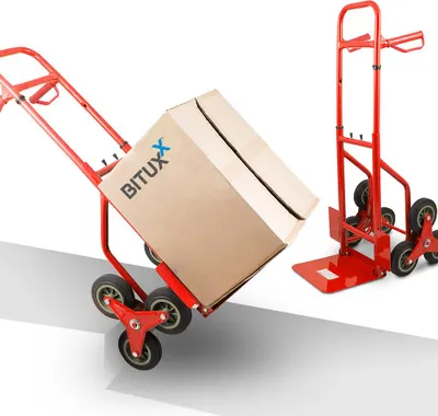 Produktbild von Bituxx Treppenkarre 200kg Rot MS-19622