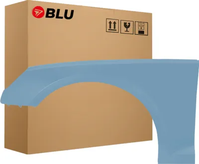Image de BLU Aile Compatible avec Audi A4 B9 S4 LX5X Gauche Blau SpharenBlau | 2015-2019 | Avant | Peint| Prêt à Monter | Acier