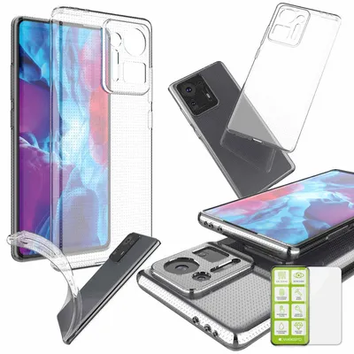 Obrázek produktu pro Pro Xiaomi Mi Mix 4 Silicone TPU Sleeve Transparent + H9 Glass Pouzdra na telefony