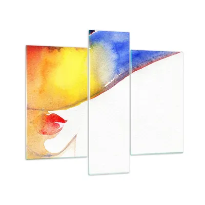 Produktbild von Bilder auf glas - Modell modern schön Design - 95x80cm - Glasbilder - Wandbilder - Kunstdruck - zum Aufhängen bereit - Wanddekoration aus Glas - Glas Bilder - Wandbild auf Glas - GCB95x80-3138