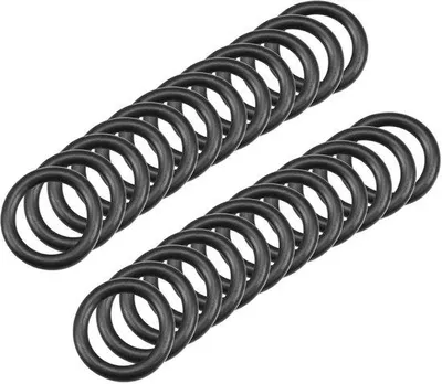Immagine prodotto di Guarnizione in gomma nitrilica nera 16x11x2,5 mm per riparazioni