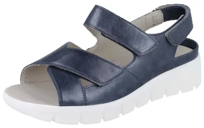 Produktbild von WALDLÄUFER K-Adea Damen Sandale blau Effektleder - Größe: UK 5