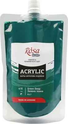 Produktbild von Rosa Studio Acrylfarbe Green Deep (416) 200 ml 1 stk
