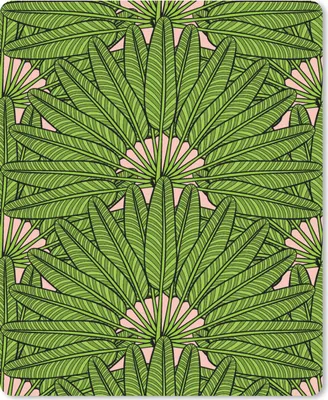 Produktbild von MuchoWow® Mauspad Mousepad Palmenblatt - Muster - Dschungel - Tropisch 30x40 cm - Mousepads - Maus Mat - Pad - Mausunterlage - Mausmatten
