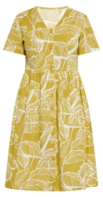 Image de Robe pour femme EVER - Jaune cassé, XXL