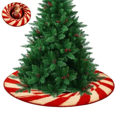 Image de Tapis de porte de Noël en 3D avec envers antidérapant