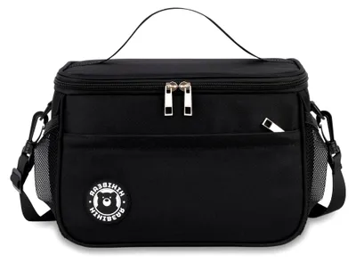 Produktbild von Kühltasche Klein 6.4L / 9L, Tragbare Lunchbox mit Schulterriemen, Isolierte Faltbare Lunchtasche, Lunchbag für Arbeit, Reisen, Büro und Picknick