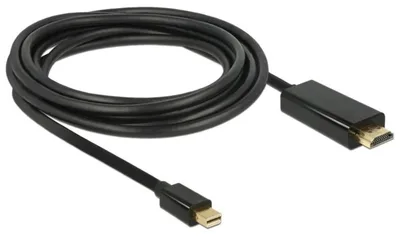 Immagine prodotto di DELOCK Cavo Displayport mini DP -> HDMI St/St 3,00m nero