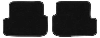 Image de Tapis arrière en moquette pour Renault Megane II 2002-2008 (à hayon) – 2 pièces, noirs, sur mesure – Wielganizator LUX