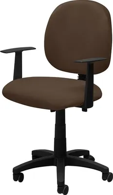 Produktbild von Elastischer Velours-Bezug für Büro- und Drehstuhl in Braun – Schonbezug für ISO-Bürostühle