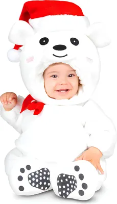 Produktbild von Kostümset Weißer Eisbär Baby - 80/92 (1-2 Jahre)