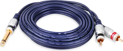 Obrázok produktu pre Vitalco MK80 Kábel Jack 6.3 mono - 2x RCA 8m
