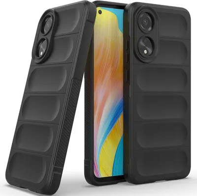 Produktbild von Handyhülle für Oppo A78 4G Weich TPU Silikon Stossfest Anti-rutsch Hülle Schwarz