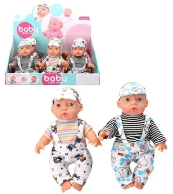 Produktbild von Bobas-Puppe, Mädchen, in Kleidung, 25 cm