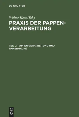 Produktbild von Pappen-Verarbeitung und Papiermaché