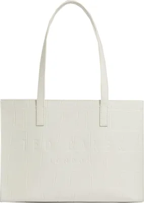 Produktbild von Ted Baker Schultertasche Croccon Croc Effect Icon Bag Ivory creme