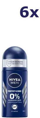 Produktbild von 6x Nivea Men Deodorant 48 h Protect & Care 50 ml