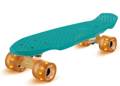Produktbild von Fun Pro Skateboard Kinder ab 8 Jahre,für Jungen, Mädchen, Jugendliche & Erwachsene Anfänger, LED-Räder Penny Board, Wechselradset All-in-One Skate T-Tool, Kinder Skateboard ab 3 4 5 6 7 10 Jahre 55 cm