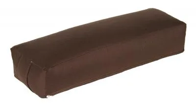 Produktbild von yogabox Yoga und Pilates Rechteckbolster D - regional hergestellt - schoko 60 x 20 x 14 cm Buchweizenschalen