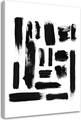 Produktbild von Leinwandbild labyrinth 60x90 cm Feeby grau wandbild bereit zum aufhängen