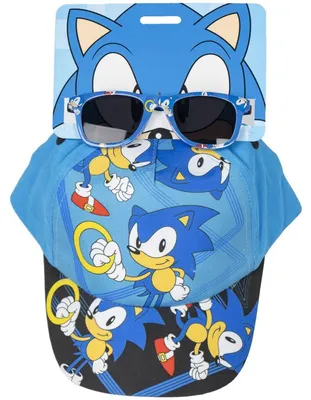 Immagine prodotto di Cappello Sonic con occhiali da sole per bambini - perfetto per le giornate di sole