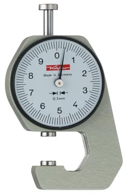 Produktbild von KÄFER Taschendickenmessgerät K 15 0-10mm Abl. 0,1mm plan 6,35mm - 20001
