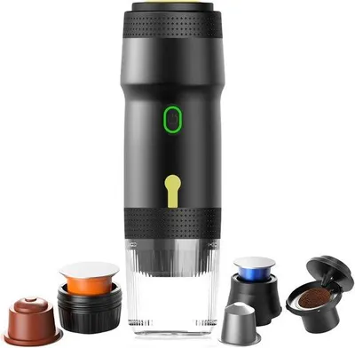 Produktbild von Portable Kaffeezubereiter 3-in-1 Akku Camping Kaffeemaschine für unterwegs