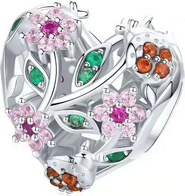 Zdjęcie produktu dla Charms do Pandora Zawieszka Charms Wiosenne Serce Charmsy Trusky