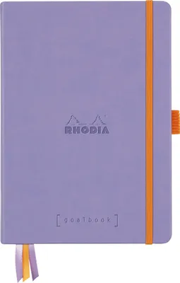 Produktbild von Rhodia Goalbook A5 120 Bl weiß 90g, Dot/punktkariert Schwertlilie 118578C