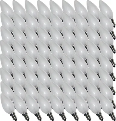 Produktbild von 100 x Leuci Glühbirne Kerze 40W E14 MATT Glühlampe 40 Watt Glühbirnen Glühlampen