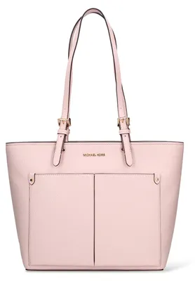 Imagen del producto de Bolsos de mano de imitación de cuero con cremallera y compartimentos, de 37x26x17 cm