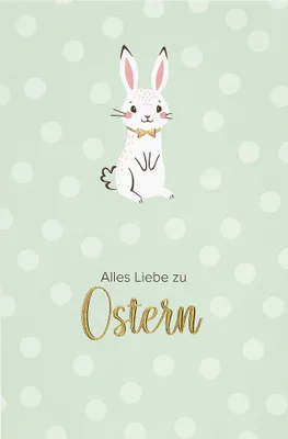 Produktbild von Ostern - Glückwunschkarte im Format 11,5 x 17 cm mit Briefumschlag