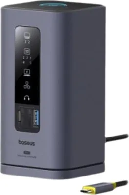 Produktbild von Hub USB Baseus B00568102813-00 Silberfarben