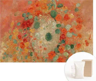 Obrázek produktu pro Samolepicí fototapeta – nástěnné obrazy do obývacího pokoje – 104 x 70 cm – dekorativní fólie na stěny – moderní design pro výzdobu stěn – tapety do interiérů – abstraktní květiny