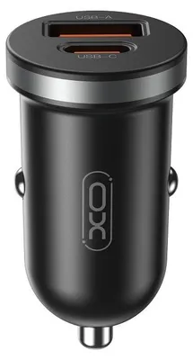 Zdjęcie produktu dla Xo Ładowarka Samochodowa Cc56 Pd 30W Qc 1X Usb 1X Usb-C Czarna