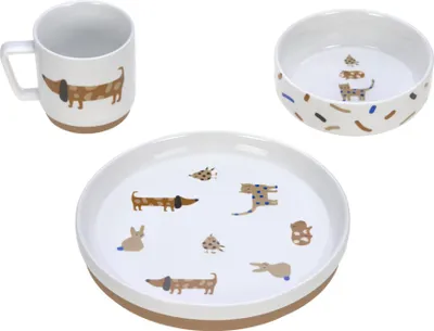 Immagine prodotto di Set Porzellan Lässig Kindergeschirr - Little Mateys Royal Blau