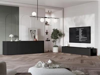 Obrázek produktu pro Nábytek do obývacího pokoje AZELIO 3 černá