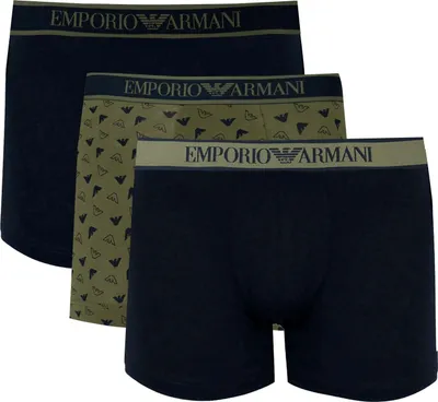 Zdjęcie produktu dla Emporio Armani bokserki "3 Pack" - 112131 4F717 - Zielony- Rozmiar: S(EU)