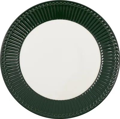 Produktbild von Greengate Alice Frühstücksteller pinewood green 23 cm