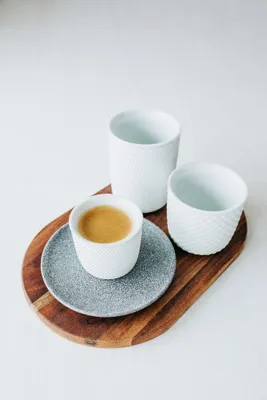 Produktbild von Doppelwandiger Becher, 180 ml, unglasiert, Wolle, G. Benedikt