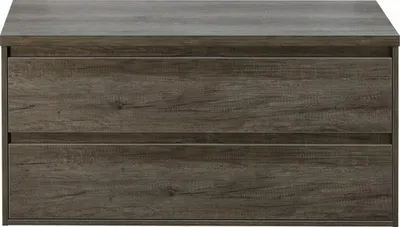 Produktbild von Waschtischunterschrank Porto 120 cm mit Waschtischplatte Nebraska Eiche