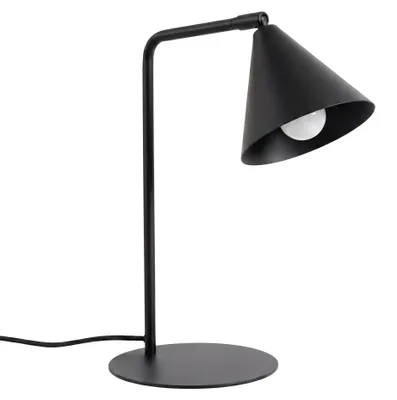 Zdjęcie produktu dla Lampa biurkowa NOX czarna 1xE14 10W stal 35x18x18cm Sollux Lighting