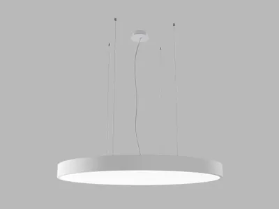 Zdjęcie produktu dla Oprawa wisząca LED MONO SLIM P-Z CRI90 z możliwością ściemniania, Wariant: MONO SLIM P-Z, Ø 800 mm, 80 W, 5600 lm, biały, 2CCT, TRIAC