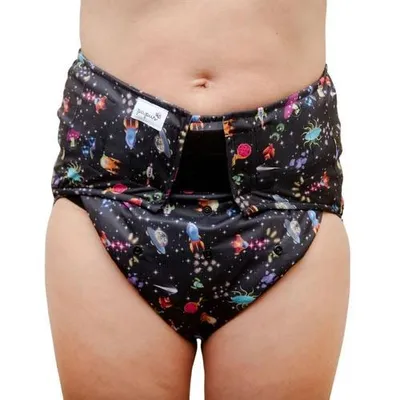 Produktbild von Wiederverwendbare Stoffwindel für Erwachsene mit Tasche und Saugeinlage – Größe XL/2XL - KOSMOS