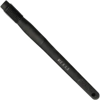 Imagen del producto de Varilla guía de acero al carbono, M12 x 1,5, resistente a los golpes y duradera, de color