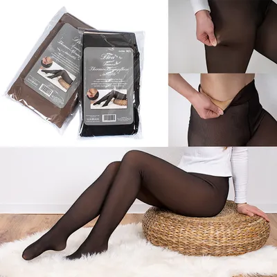 Produktbild von Da Thermostrumpfhose Strumpfhose Warm gefüttert Thermo Fleece M/L