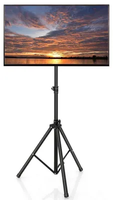 Immagine prodotto di Supporto TV pieghevole, regolabile in altezza, per schermi da 21 a 47 pollici, colore nero